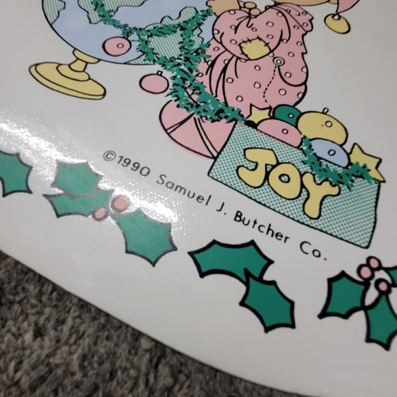 SH Samuel J butcher Co 1990 vintage placemat set of 4 - Picture 5 of 7